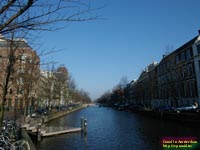 アムステルダム市内と運河( Canal in Amsterdam )　撮影場所：アムステルダム、オランダ